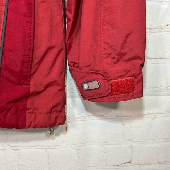 Columbia Jacket Womens Medium Red Interchange Full Zip Ski Crystal Lake - Picture 7 of 16